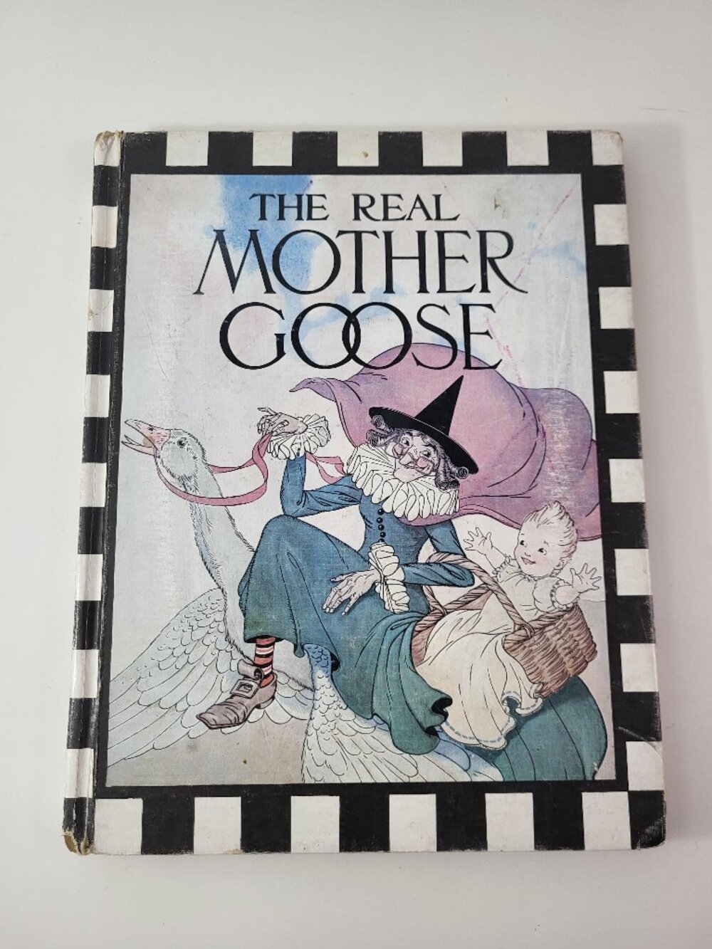 Vintage The Real Mother Goose Hardcover Book 1976
